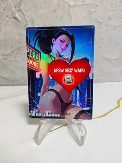 Momo Trading Card Waifu Goddess Story Anime Girl holo Karte Manga sexy Full Art - Image 1