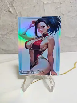 Momo Trading Card Waifu Goddess Story Anime Girl holo Karte Manga sexy Full Art - Image 1
