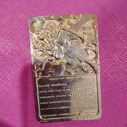 Pokemon Card TCG Charizard 1999 Burger King 23K Gold Card Very Lightly Played - Image 4