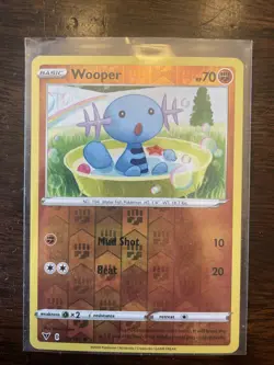 Wooper 83/185 Vivid Voltage Reverse Holo Common Pokemon Card Pokemon TCG 083 - Image 1