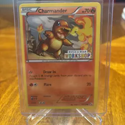 Build a Bear Pokemon Card Charmander Promo Trading Card TCG - Image 1