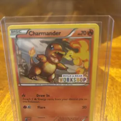 Build a Bear Pokemon Card Charmander Promo Trading Card TCG - Image 3