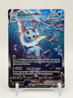 Vaporeon VMAX SWSH182 SWSH: Sword & Shield Promo Cards Holo - Image 1