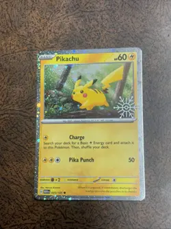 Pikachu 025/165 SV151 Holiday Calendar Common Holo Pokemon Card - Image 1