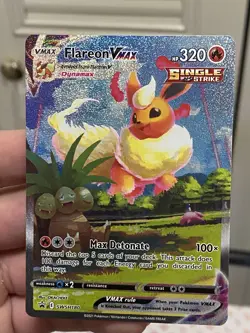Flareon VMAX SWSH180 SWSH: Sword & Shield Promo Cards Holo NM - Image 1