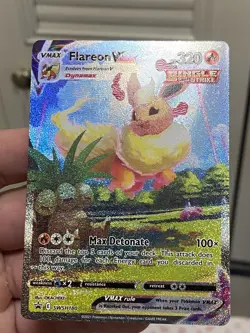 Flareon VMAX SWSH180 SWSH: Sword & Shield Promo Cards Holo NM - Image 2