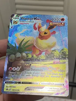 Flareon VMAX SWSH180 SWSH: Sword & Shield Promo Cards Holo NM - Image 3