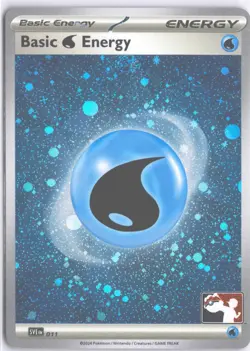 Basic Water Energy - (Cosmos Holo) Common Prize Pack Series Cards 011 NM - Image 1