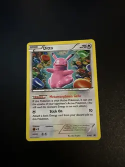 Pokemon TCG Ditto XY40 Holo Black Star Promos Card Near Mint 2015 - Image 1
