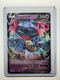 Pokemon TCG Dragapult V Rebel Clash Holo Ultra Rare Card 092/192 Near Mint - Image 1