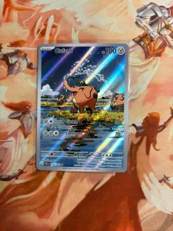 Pokemon TCG Cufant 076/064 Shrouded Fable Illustration Rare Card Near Mint - Image 1