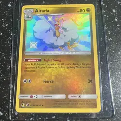 Pokemon Card - Altaria Hidden Fates SV37/SV94 Shiny Holo Rare A39 - Image 1