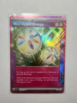 Pokemon TCG Neo Upper Energy 162/162 Temporal Forces Ace Spec Energy Card - Image 1
