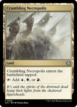 ~ Crumbling Necropolis ~ NM ~ Commander: The Lost Caverns of Ixalan ~ MTG ~ - Image 1