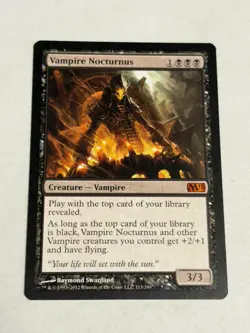 Vampire Nocturnus Core Set 2013 (M13) Regular Free Shipping! NM - Image 2