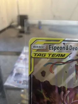 Espeon & Deoxys GX Oversized - (SM Black Star Promo) SM240 Jumbo Cards Holo - Image 2