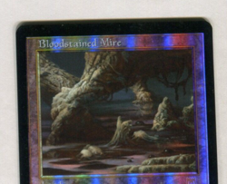 MTG Magic The Gathering Bloodstained Mire Onslaught FOIL SIGNED MP Rob Alexander - Image 3