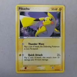 Pikachu 78/110 EX Holon Phantoms Common Collectible Pokemon Card Nintendo - Image 1