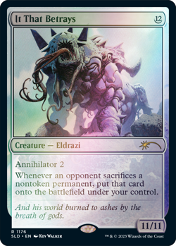 🦖 Secret Lair Artist Series Kev Walker FOIL It That Betrays MTG Faeburrow Elder - Image 4