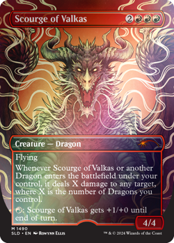 Secret Lair The Beauty of the Beasts FOIL Scourge of Valkas Felidar Guardian MTG - Image 4