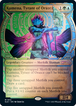 Secret Lair Showcase The Lost Caverns of Ixalan FOIL Kumena Tyrant of Orazca MTG - Image 4