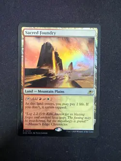 Sacred Foundry (FOIL) - Edge of Eternities - Magic - Image 1