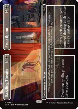 MTG Dazzling Theater Prop Room Borderless #334 - Duskmourn DSK Near Mint - Image 1