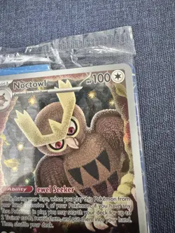 Noctowl - 141 (Pokemon Center Exclusive) 141 Sv Promo Stellar Crown SEALED NM - Image 4