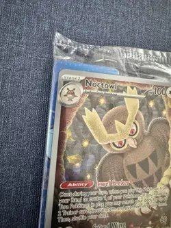 Noctowl - 141 (Pokemon Center Exclusive) 141 Sv Promo Stellar Crown SEALED NM - Image 5