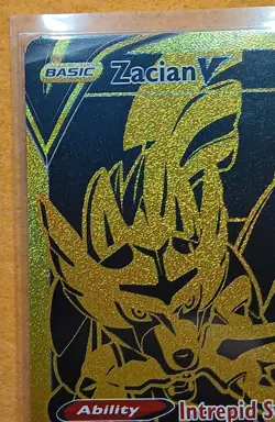 Zacian V [Gold Black Star Promo] SWSH076 Promo - Holo - Pokemon TCG - NM+ - Image 5