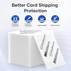 120 Pack Trading Card Shipping Protectors, 3.5'' x 4.5'' 120 Pack, clear - Image 3