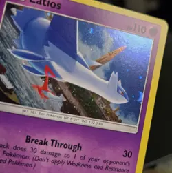 Pokemon TCG - LATIOS - SM88 - COSMOS HOLO PROMO - SM: SHINING LEGENDS 2017 - MP - Image 3