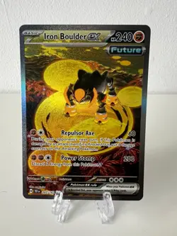 Iron Boulder ex 207/162 - Illustration Rare - Temporal Forces - Pokemon TCG - Image 1