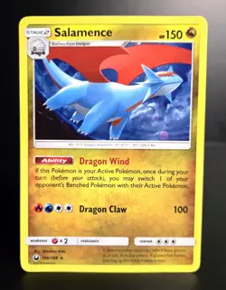 Pokemon TCG - Salamence - 106/168 - COSMOS HOLO - Sun & Moon Promo 2018 - NM+ - Image 1