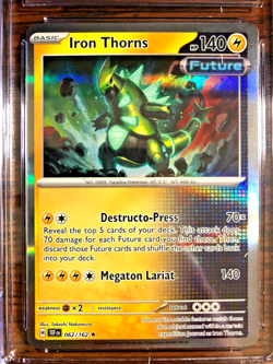 Iron Thorns Holo Rare #062 - CGC NM/MINT+ 8.5 - Temporal Forces - Pokemon TCG - Image 2