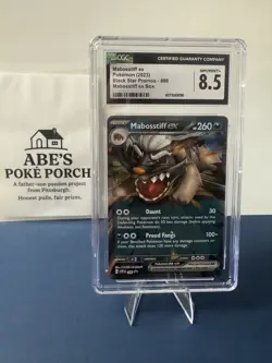 Pokemon 2023 Mabosstiff EX Black Star Promo SVP 086 Holo CGC 9 - Image 1