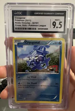Cryogonal Noble Victories 32/101 Cross. Holo - Pokemon League CGC 9.5 - Image 1