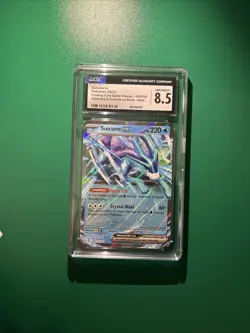 Pokemon 2023 Suicune ex 010/034 TCG Classic CLB Holo CGC 9 MINT - Image 1