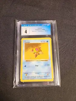 Staryu Base Set Shadowless CGC 4 #65 VG/Excellent Pokemon TCG 1999 - Image 1