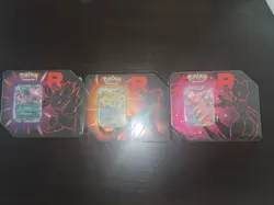 BRAND NEW 2025 Pokemon TCG Team Rocket tins - Image 4