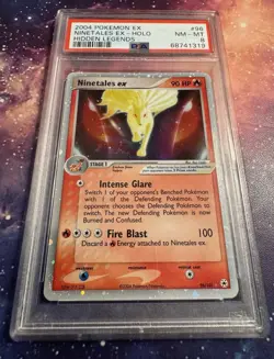 Ninetales EX Holo Rare 96/101 - Hidden Legends - PSA 8 - Pokemon TCG - Image 2