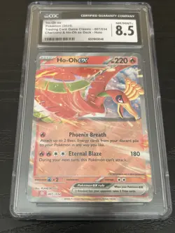 Pokemon CGC 8.5 NM/Mint+ Holo Ho-Oh EX 007/034 CLC Deck TCG Classic - Image 1
