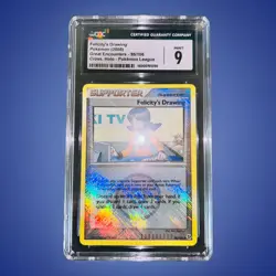 Felicity's Drawing 98/106 Great Encounters Crosshatch Holo Pokemon League CGC 9 - Image 2