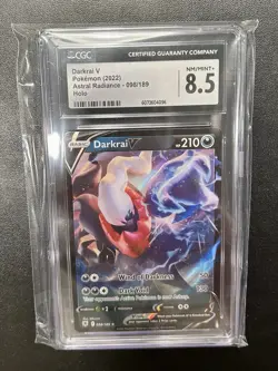 Darkrai V 98/189 Astral Radiance 2022 CGC 8.5 Pokemon TCG Mint Rare - Image 1