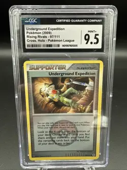 Underground Expedition Holo 97/111 | Pokemon Rising Rivals 2009 | CGC 9.5 MINT+ - Image 1