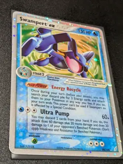 Swampert EX Holo Crystal Guardians 98/100 Rare Holo Pokemon Tcg 2006 - Image 1