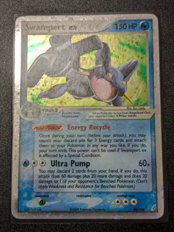 Swampert EX Holo Crystal Guardians 98/100 Rare Holo Pokemon Tcg 2006 - Image 2