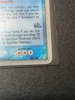 Swampert EX Holo Crystal Guardians 98/100 Rare Holo Pokemon Tcg 2006 - Image 4
