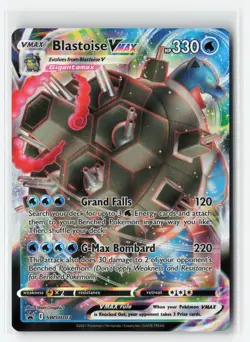 BLASTOISE VMAX SWSH103 SWORLD SHIELD PROMO POKEMON TCG NM - Image 1