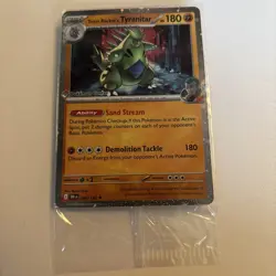 Destined Rivals Team Rocket's Tyranitar 096/182 - Pokemon Center Stamped SEALED - Image 1